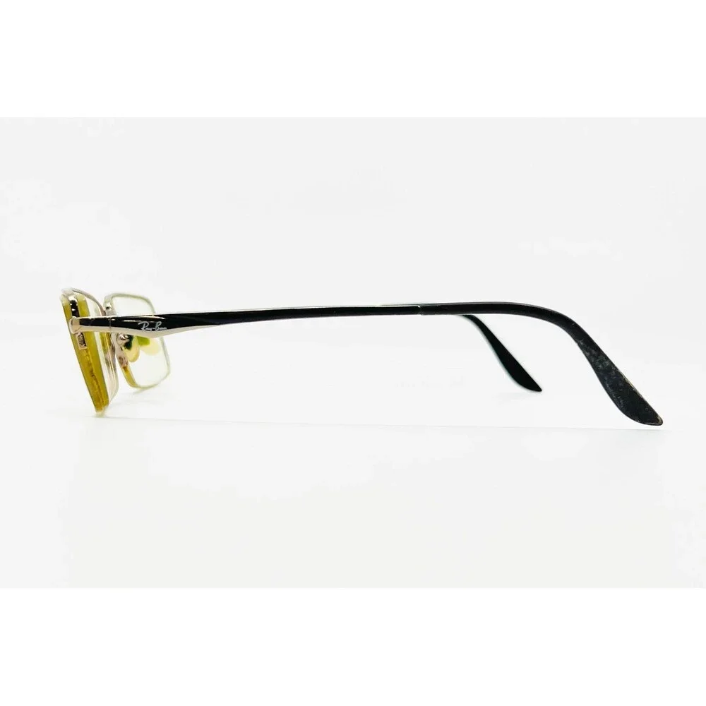 Ray-Ban Eyeglasses Mens Silver Rectangle RB 6154 2531 54-17-140